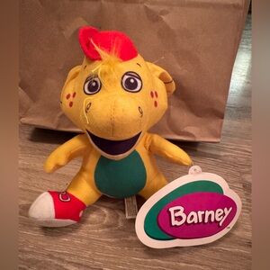 Barney BJ Yellow and Red Stuffed Dinosaur Toy